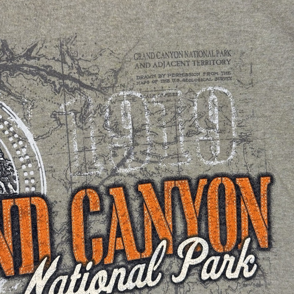 Grand Canyon National Park Graphic T Shirt 90s 2000s Adult XL Eco Mountain Vtg - Picture 4 of 8